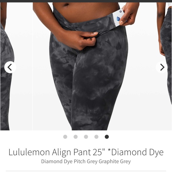 LULULEMON DIAMOND DYE ALIGNS - Picture 1 of 10